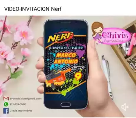 vectores plantilas INVITACION,INVITACIONES,NIñO,NIÑA,INFANTIL,NERF,